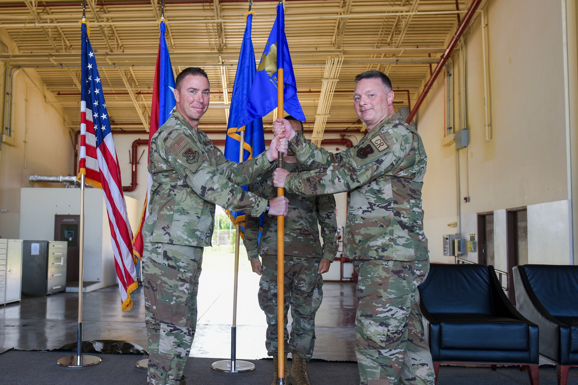 Lt. Col. Joelee Sessions assumes command of the 156th Contingency Response Group