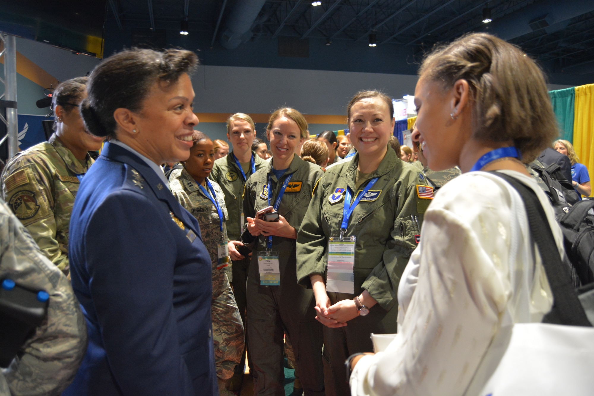 Air Force inspires attendees at Women in Aviation International’s 31st conference with multiple speakers and exhibits