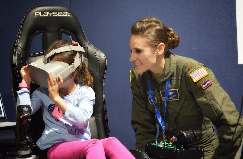 Air Force inspires attendees at Women in Aviation International's 31st conference with multiple speakers and exhibits