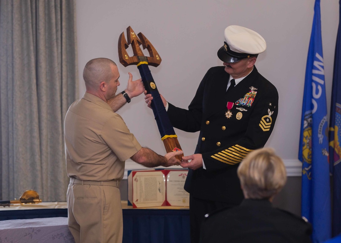 Navy Command Master Chief Christopher L. Hill retired after 32 years of faithful service to the United States Navy.