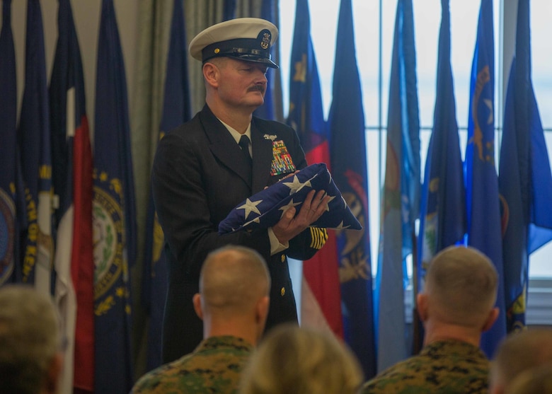 Navy Command Master Chief Christopher L. Hill retired after 32 years of faithful service to the United States Navy.