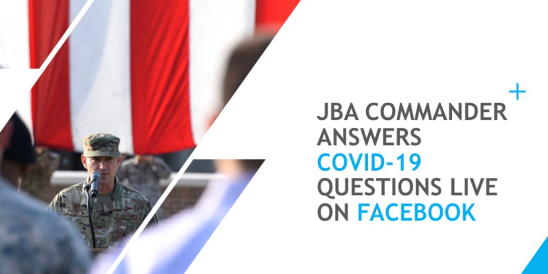 JBA Commander Answers COVID-19 Questions Live on Facebook