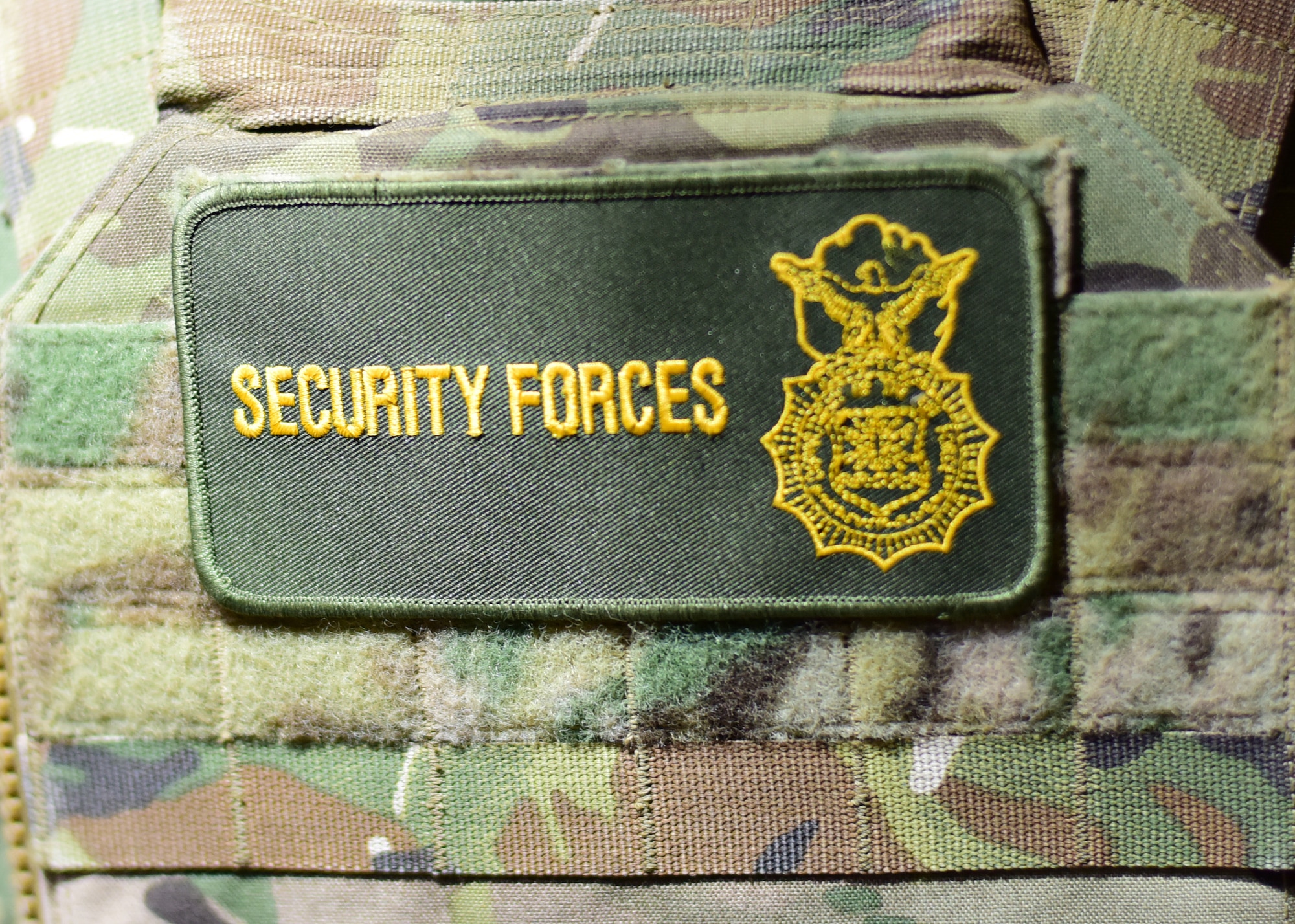 Security Forces patch worn by Airman