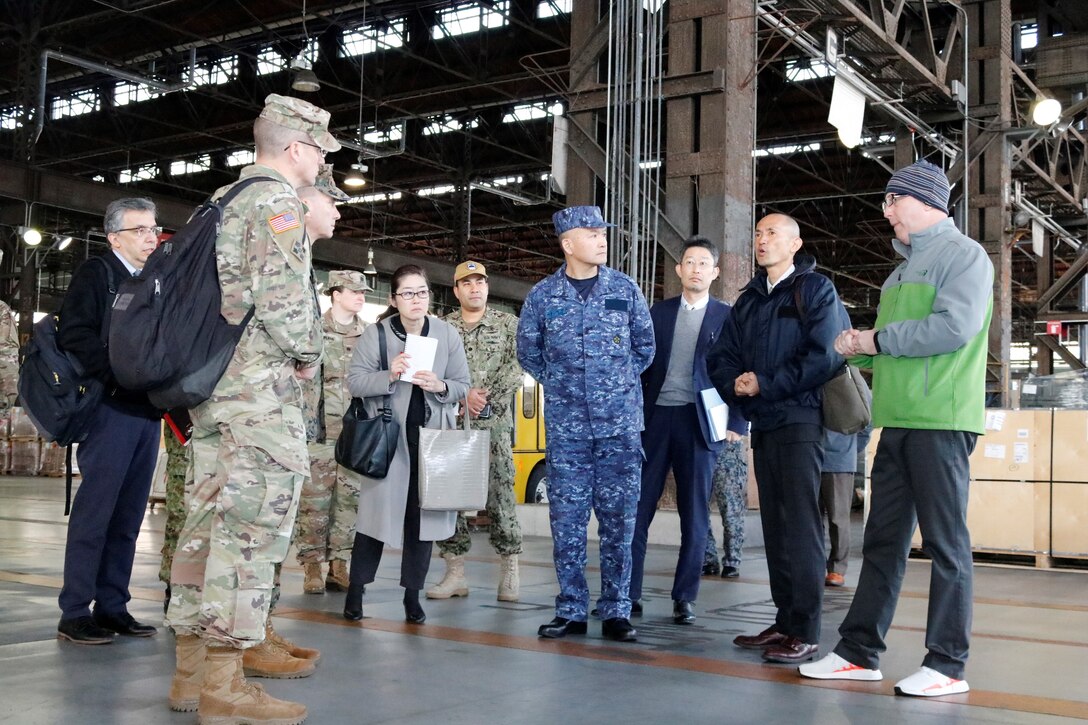 DLA Distribution Yokosuka, Japan welcomes leadership from USFJ J4 and JJS J4