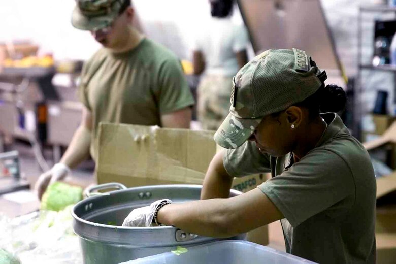 Air Force Deployed Dining Spek Feeding the Force  Food services expand on PSAB U S Air  