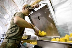 Air Force Deployed Dining Spek Feeding the Force  Food services expand on PSAB 