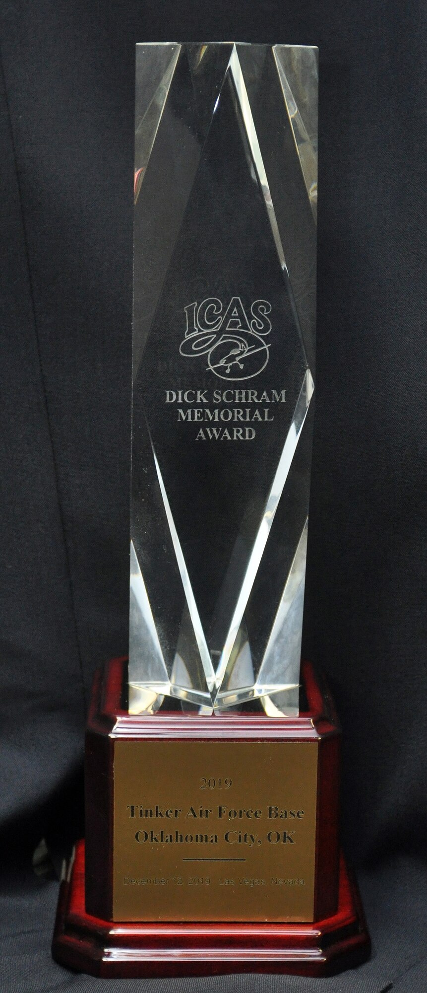 Tinker Air Force Base is the 2019 recipient of the International Council of Air Shows Dick Schram Memorial Award.