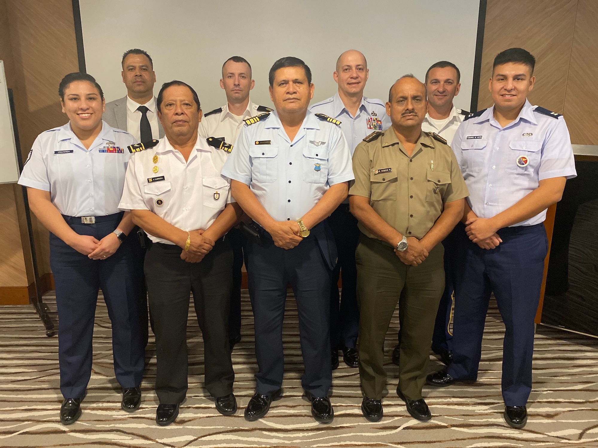 The Inter-American Air Force’s Academy hosted this second-ever Officer and Noncommissioned Officer Professional Development Seminar and Subject Matter Expert Exchange with members of the Peruvian Army, Air Force, and Navy, in Lima, Peru, March 9-12. 
The goal for this PME seminar was to create an opportunity to increase collaboration, share experiences and lessons learned and showcase the importance of leadership training for officers and enlisted military members at all levels to enhance interoperability and mission success.