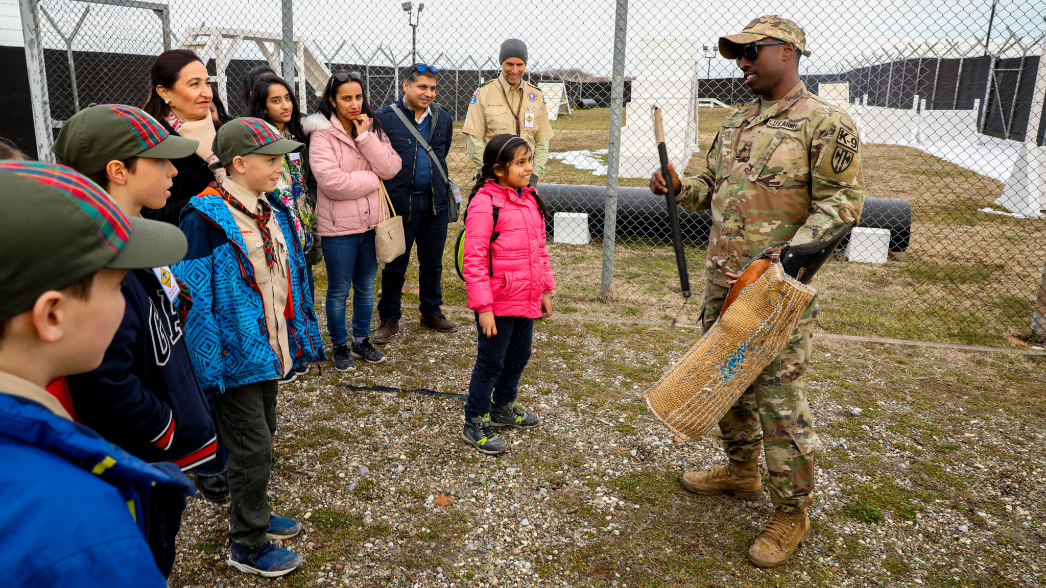 Kosovo Cub Scout pack 2008 explores Camp Bondsteel