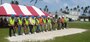 KWAJALEIN ATOLL, Republic of the Marshall Islands (Jan. 10, 2020) -- Senior engineer representatives from the U.S. Army Corps of Engineers Honolulu District and the U.S. Army Garrison Kwajalein broke ground Jan. 10 for the $139 million Bucholz Army Airfield runway repair project. The project is located on Kwajalein Atoll and will completely resurface the runway and install new edge lighting. (U.S. Army Corps of Engineers-Honolulu District photo)