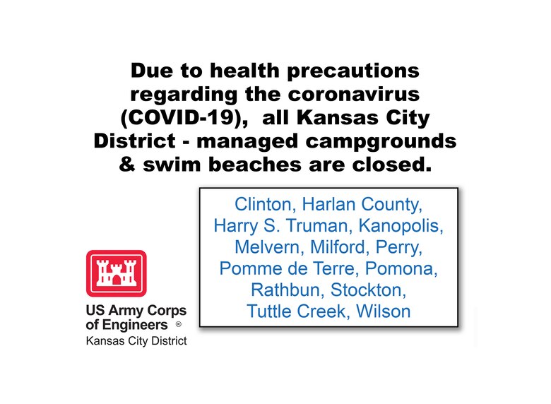 To protect against the further spread of the Coronavirus all USACE-managed campgrounds have begun an orderly shutdown and will be closed indefinitely. 

Individuals with paid reservations will be contacted by email and full refunds will automatically be processed by Recreation.gov with no cancellation fees. Do not attempt to contact Recreation.gov to request a refund as that will lead to a cancellation fee being charged.