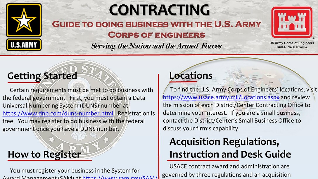 USACE Contracting Customer Guide