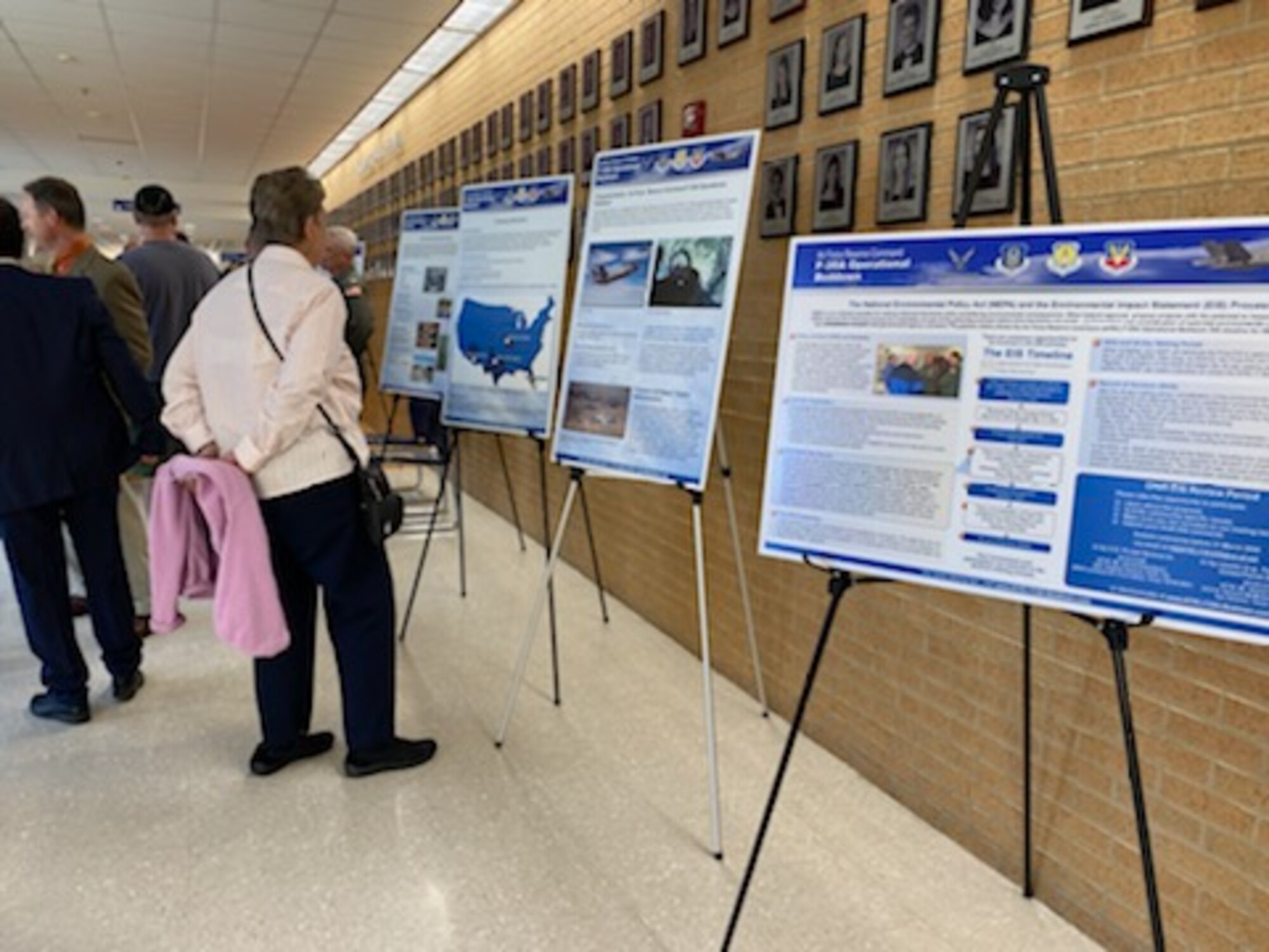 Members of the local community attend and comment on the U.S. Air Force’s Draft Environment Impact Study on the proposed AFRC F-35A operational beddown on March 5, 2020 at Brewer High School Auditorium, Fort Worth, Texas.The invitation to attend, as well as share comments or concerns, was open to all in an effort to allow each person's voice to be heard. All comments were collected and recorded in order to be shared with Secretary of the Air Force Barbara Barrett, who will make the final decision on where the 5th generation fighter will call home. (U.S. Air Force photo by Julie Briden-Garcia)