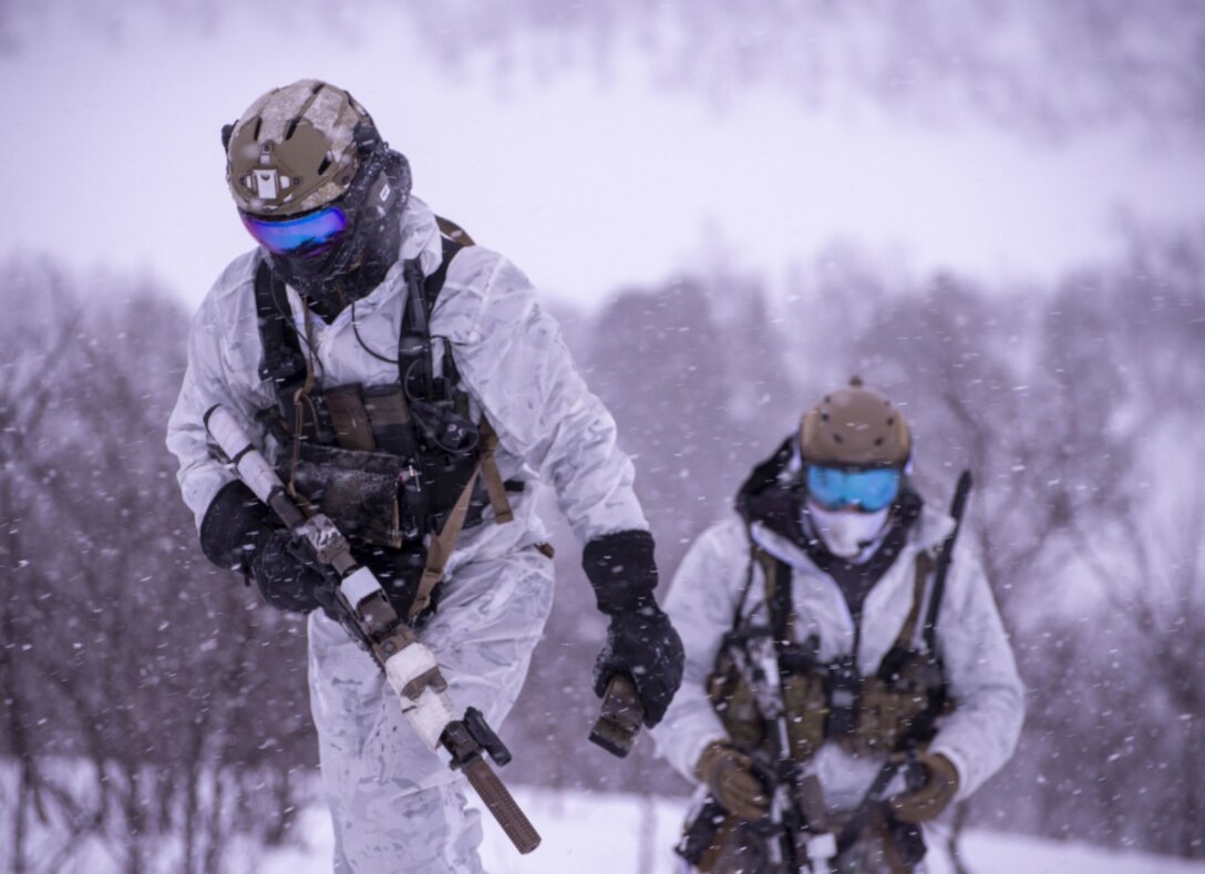 The 352d SOW deployed to Norway at the invitation of Norwegian forces in order to enhance warfighter capabilities in challenging arctic and mountainous terrain, within special operations forces and conventional forces and operations. (U.S. Army photo by Staff Sgt. Elizabeth Pena)