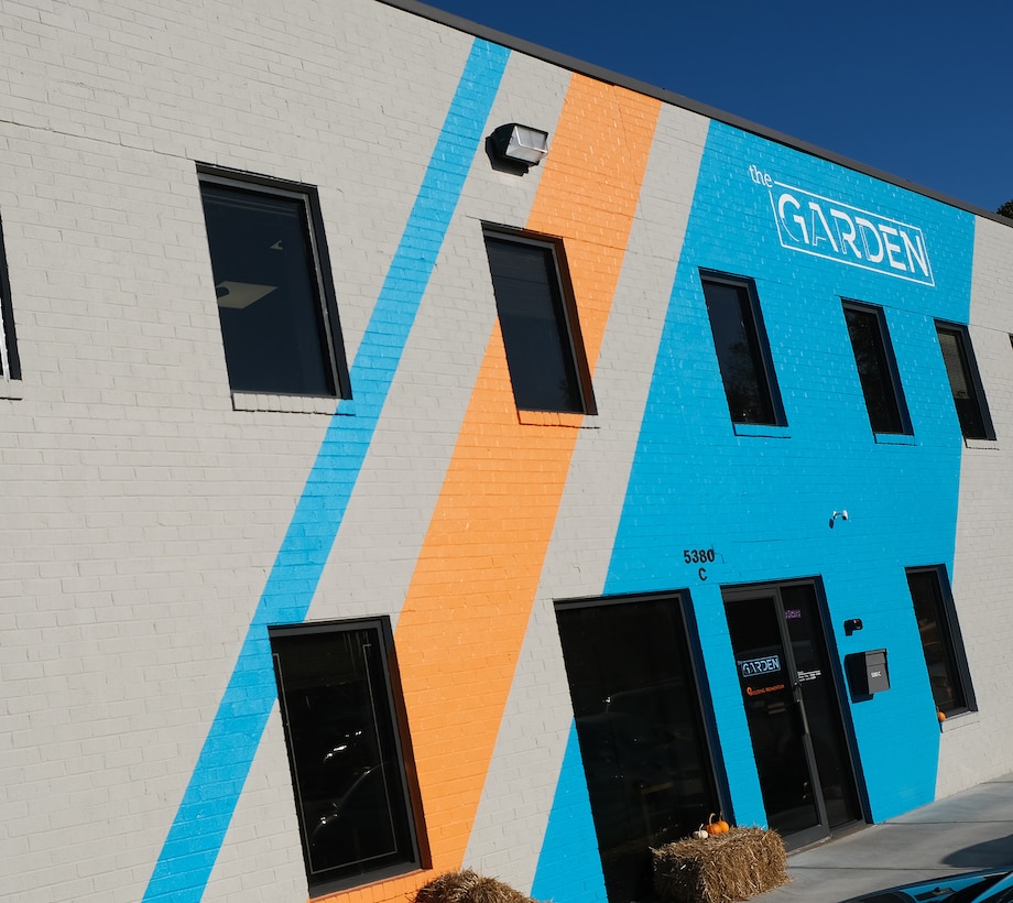 The NavalX offices are located at “The Garden,” a warehouse-type maker space.