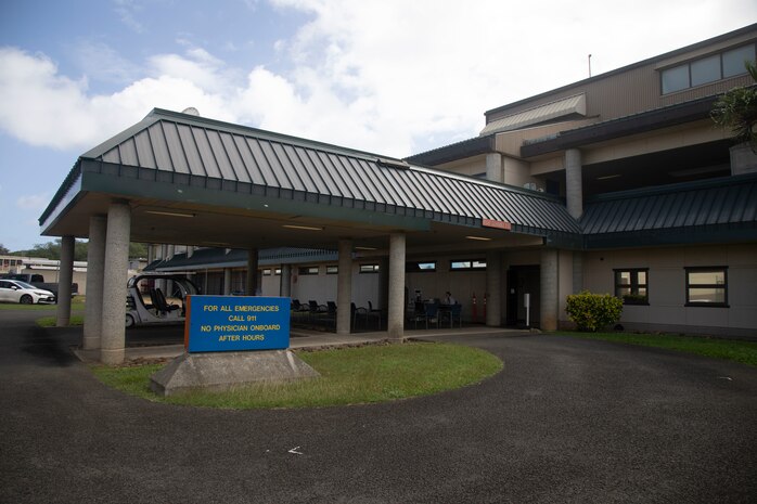 Medical personnel aboard Marine Corps Base Hawaii have been proactive with preparing and applying preventative measures due to COVID-19, Kaneohe Bay Branch Health Clinic, MCBH, March 23, 2020. (U.S. Marine Corps photo by Lance Cpl. Samantha Sanchez)