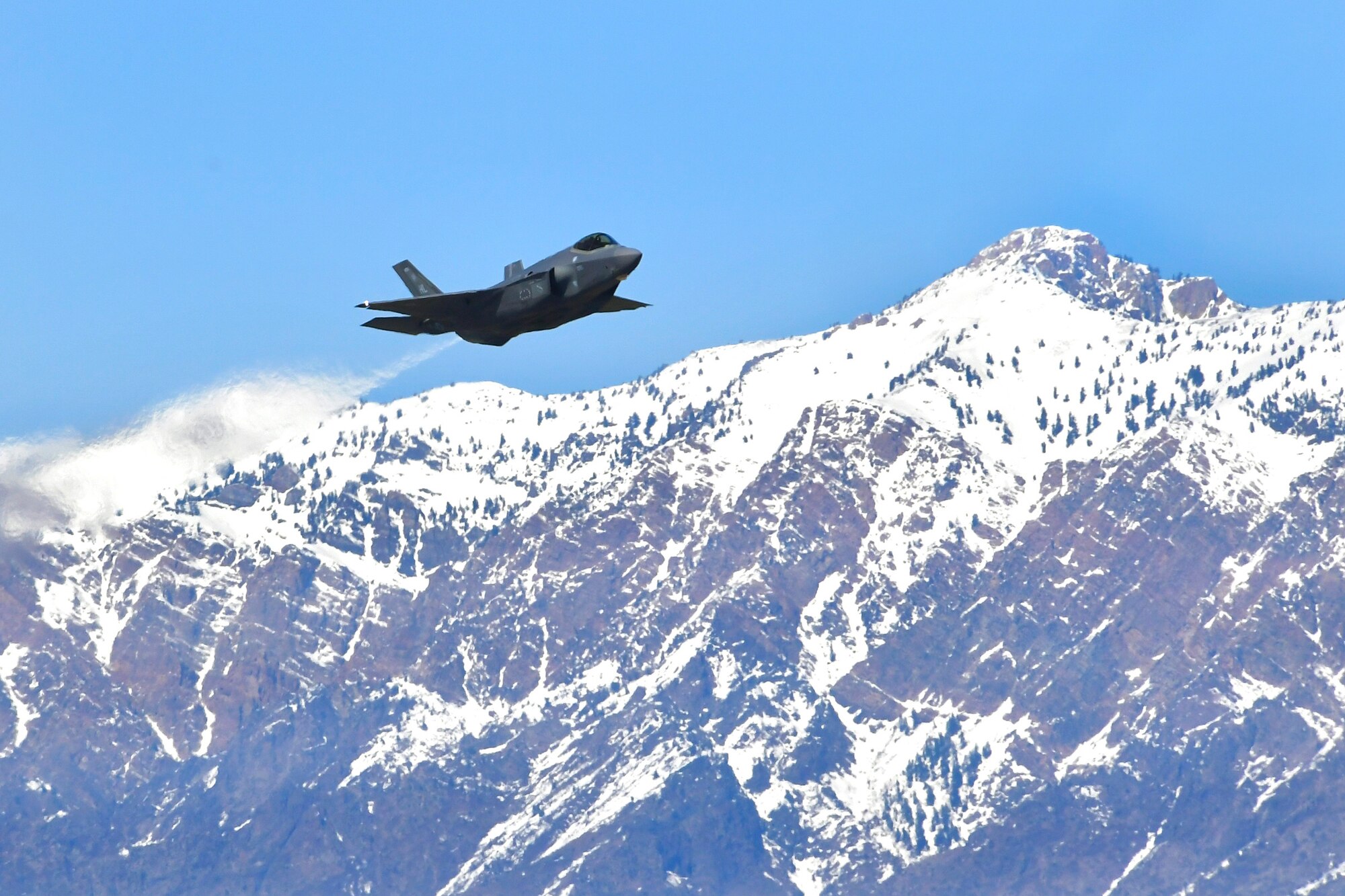 A photo of an F-35A Lightning II