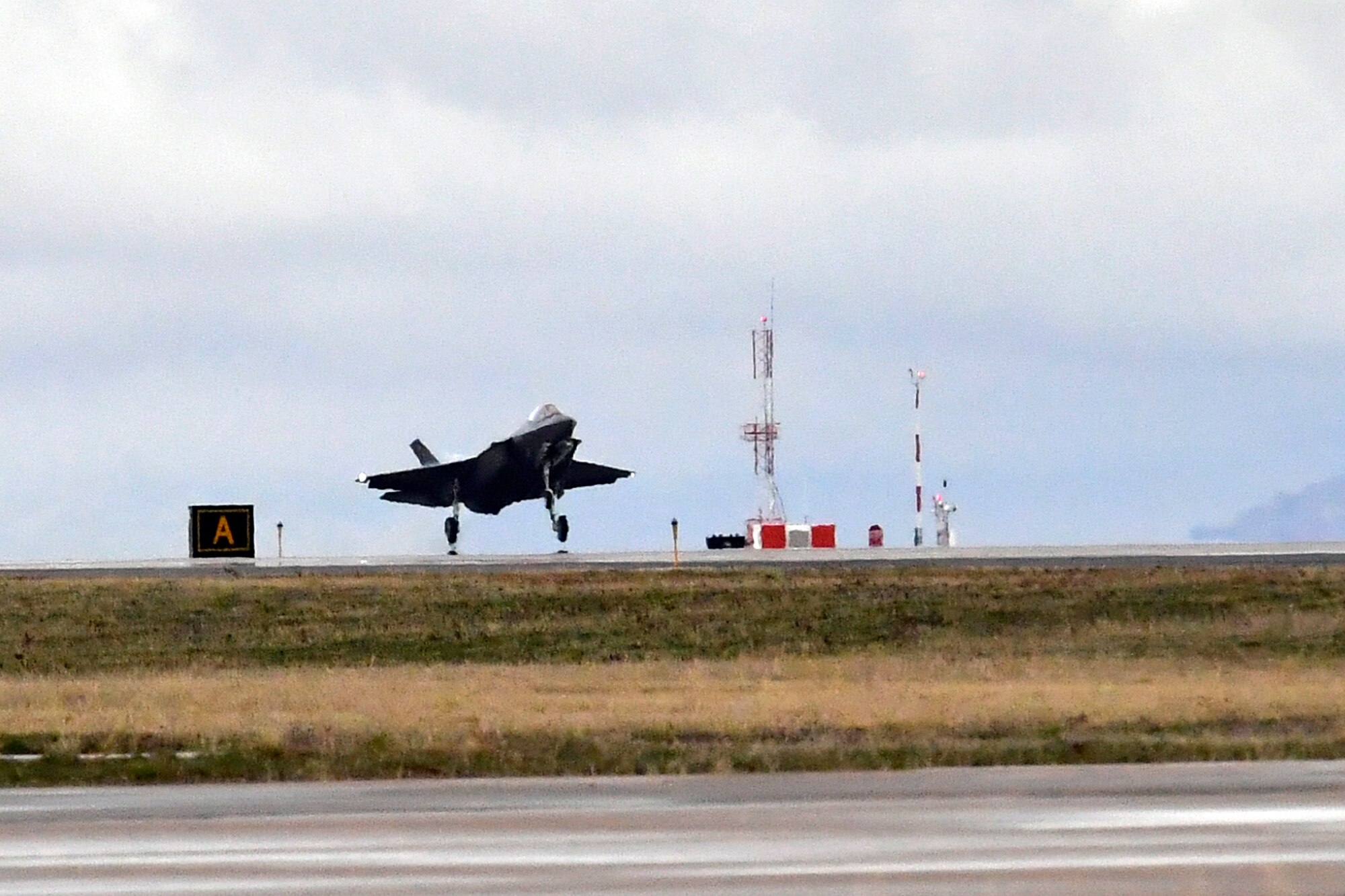 A photo of an F-35A Lightning II