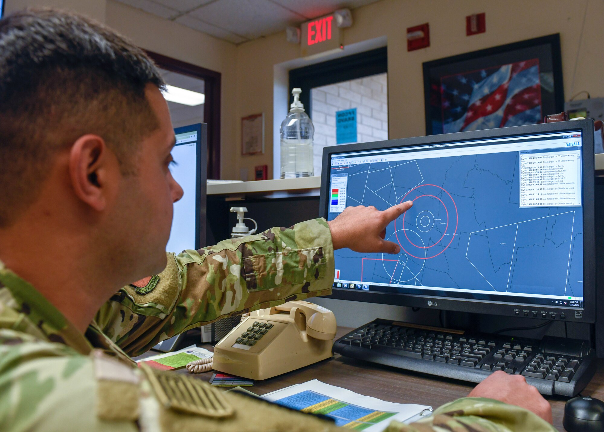 Weather Airmen keep their eyes on the sky