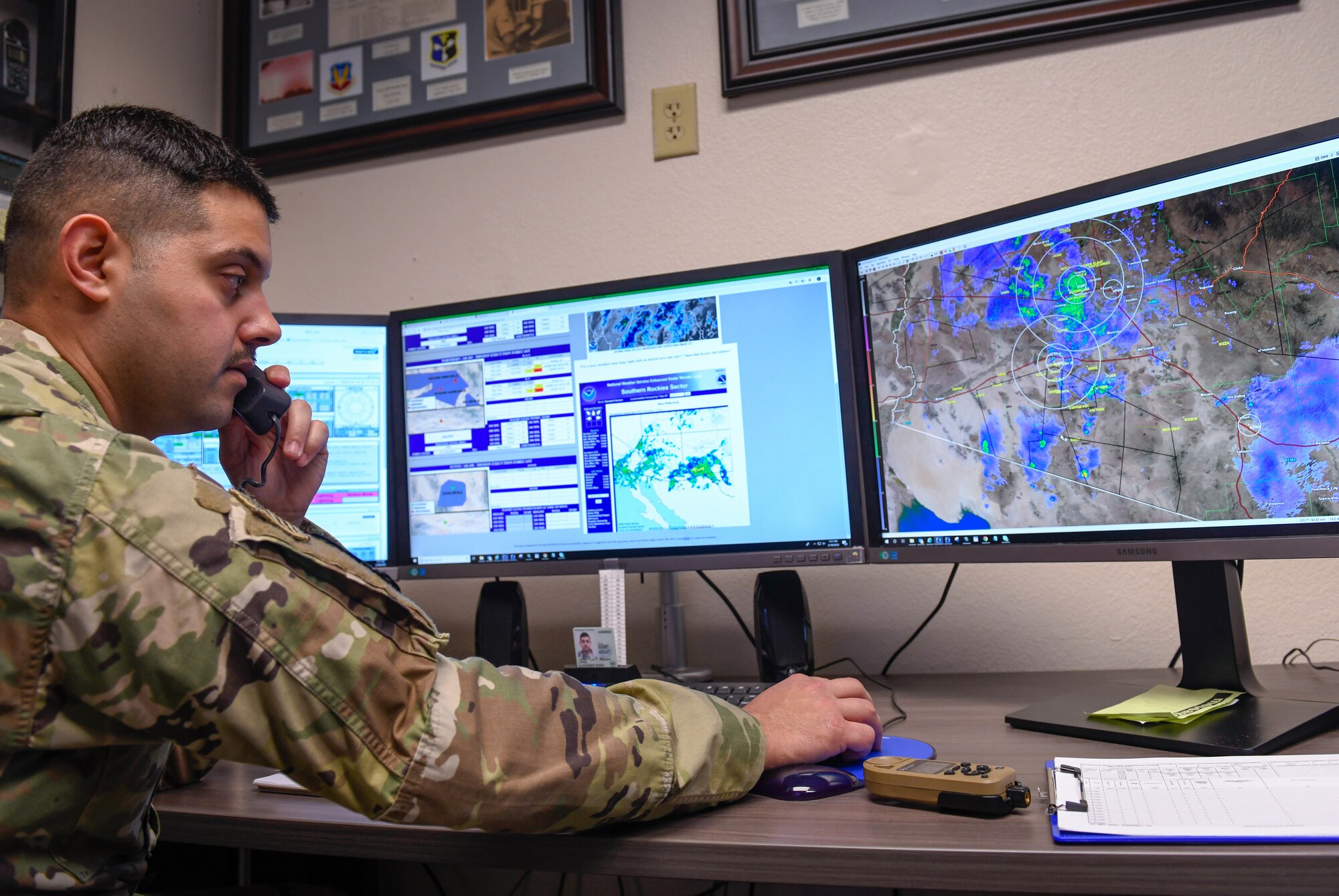 Weather Airmen keep their eyes on the sky