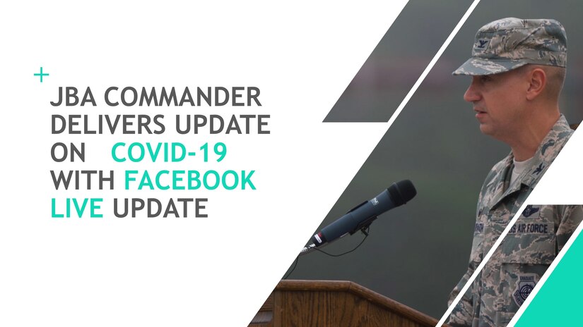JBA Commander Answers COVID-19 Questions Live on Facebook (March 24, 2020)