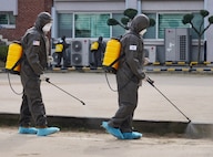 US Army Conducts Combined Disinfection with Republic of Korea Army