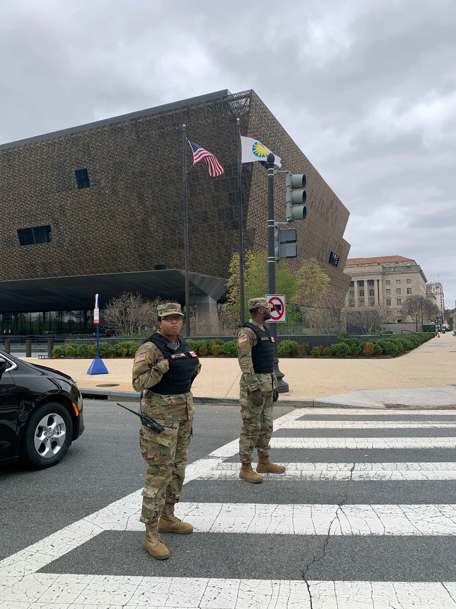 D.C. National Guard soldiers support D.C. Metropolitan Police