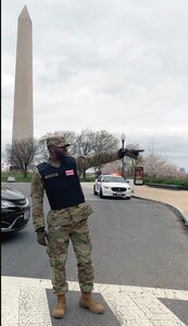 D.C. National Guard soldier supports D.C. Metropolitan Police