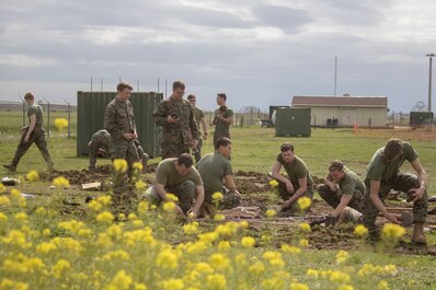 U.S. Marines train in Spain