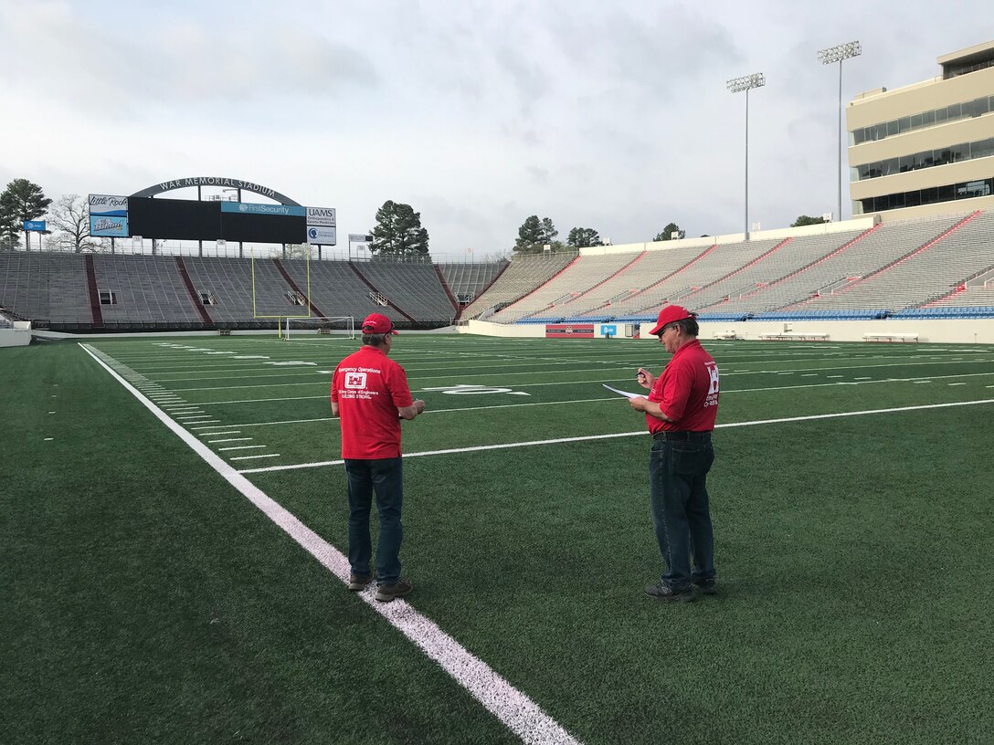 site inspection at war memorial stadium