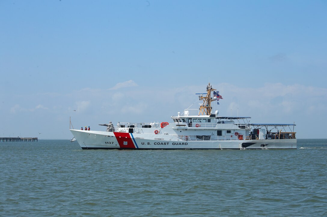 37th fast response cutter sails into port in Galveston, Texas