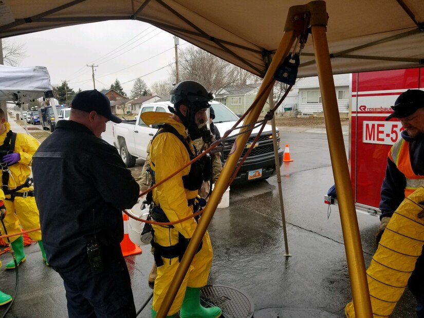 Utah National Guard CST Investigates Strange Odors in Layton, Utah