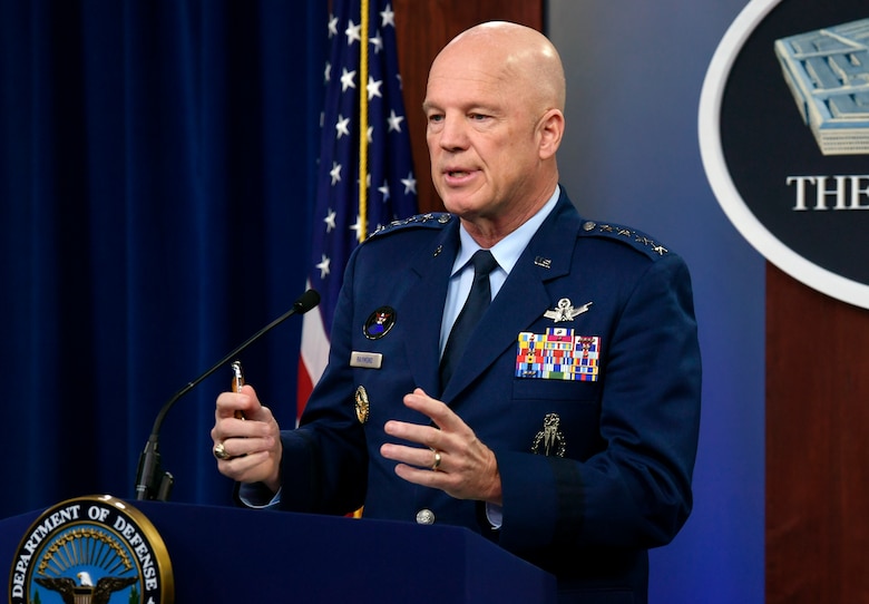 U.S. Space Force Chief of Space Operations Gen. John W. Raymond discusses U.S. Space Force and U.S. Space Command COVID-19 responses