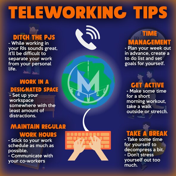 Team Minot provides tips for teleworking.