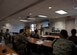Tech. Sgt. Daryl Ackerman, 363rd Training Squadron military training leader, gives a brief to Airmen in Training at Sheppard Air Force Base, Texas, March 27, 2020. For military training leaders, teleworking isn’t a possibility. The MTL’s are working shorter hours to minimize exposure but still get the same amount of work done they do on normal hours. (U.S. Air Force photo by Senior Airman Pedro Tenorio)