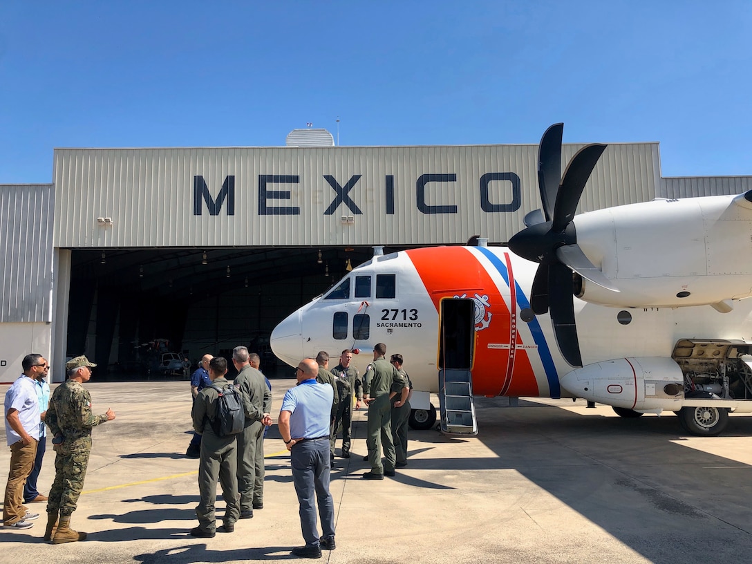 Coast Guard C-27J crew participates in North American Maritime Security Initiative exercise.