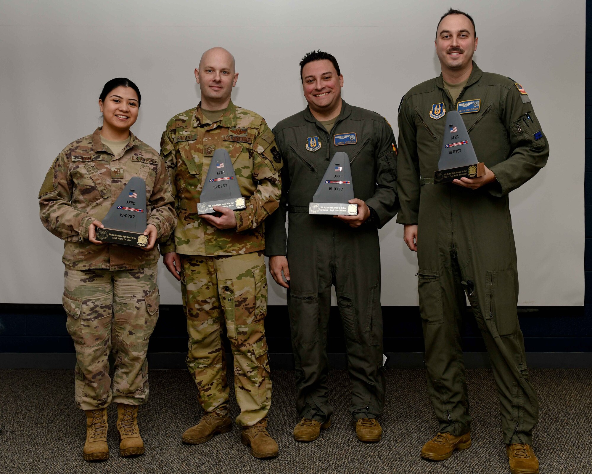 Airmen were recognized embodying the legacy of hard work and dedication of both Kintz and Hoerig.