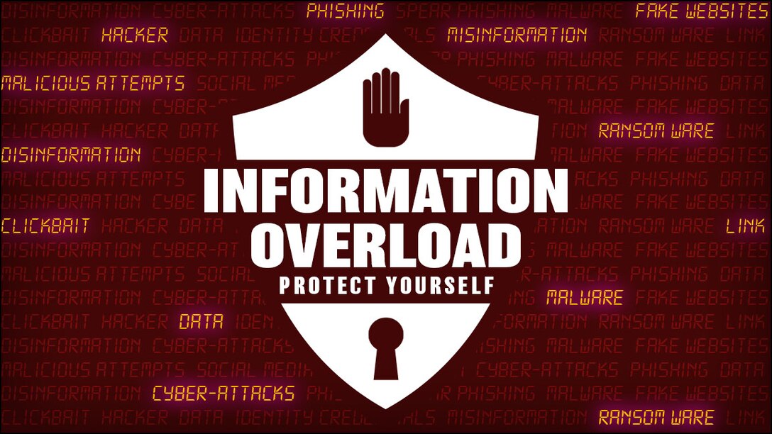 Information overload graphic which accompanies the article