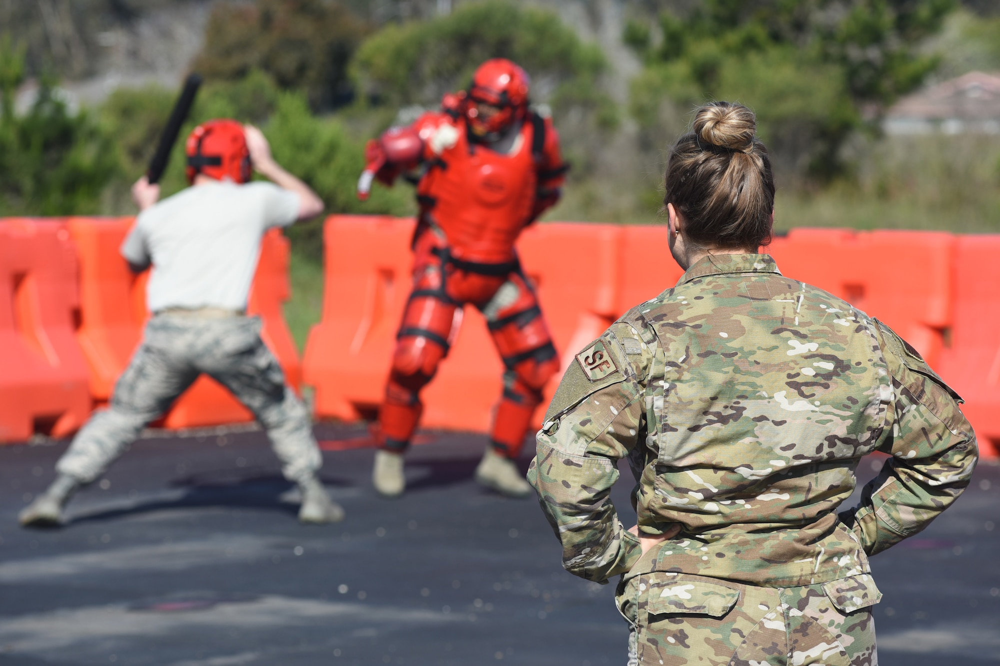 Photo of security forces training session