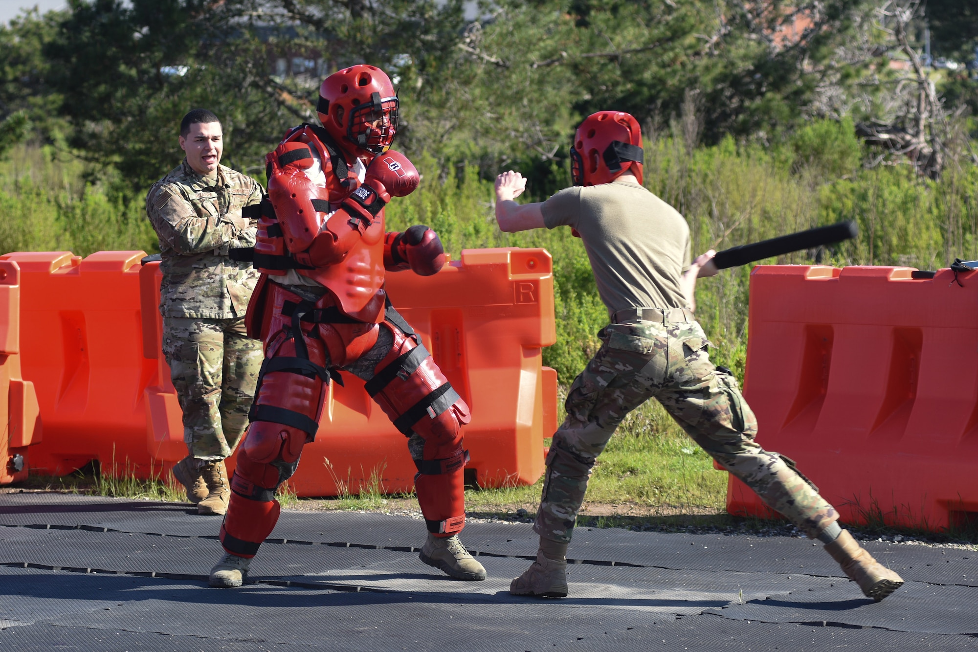 Photo of security forces training session