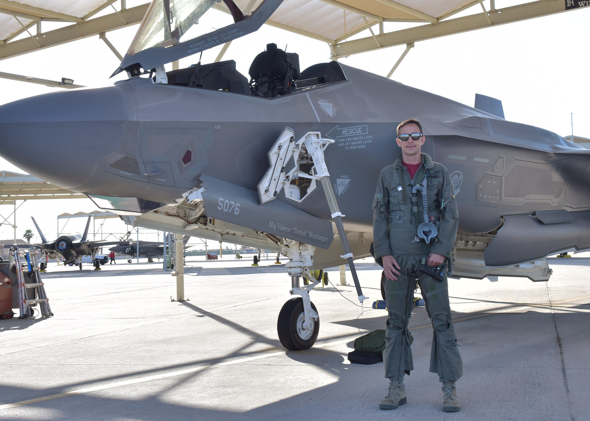 Due to COVID-19 social distancing requirements the 944th Operations Group Detachment 2 employed a creative approach to their recent leadership change by accomplishing an in-air change of command ceremony March 27 at Luke Air Force Base, Arizona.