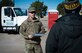 Staff Sgt. Arron Riffle, 50th Contracting Squadron contracting officer, conducts an inspection at the Xpress gas station prior to reopening the pumps March 27, 2020, at Schriever Air Force Base, Colorado. The gas pumps have been closed for repairs since December 2019.  (U.S. Air Force photo by Airman Amanda Lovelace)