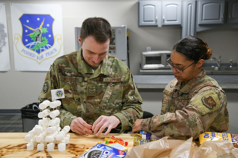 5th CES performed science experiments for Team Minot families to do while practicing social distancing.