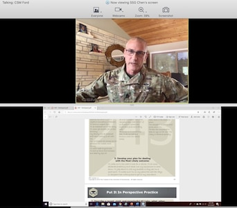 336th Expeditionary Military Intelligence Brigade conducts virtual battle assembly due to COVID-19 concerns