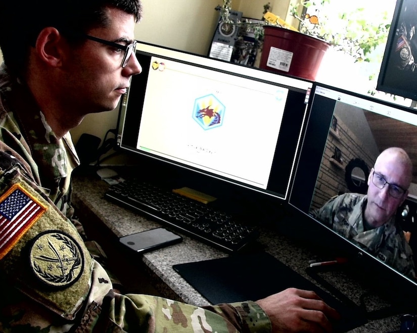 336th Expeditionary Military Intelligence Brigade conducts virtual battle assembly due to COVID-19 concerns