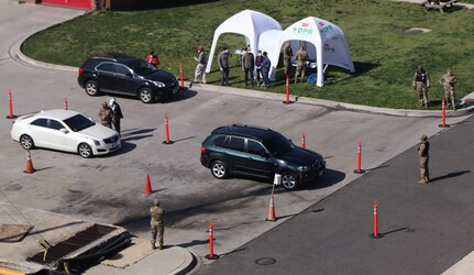 D.C. National Guardsmen support District COVID-19 testing