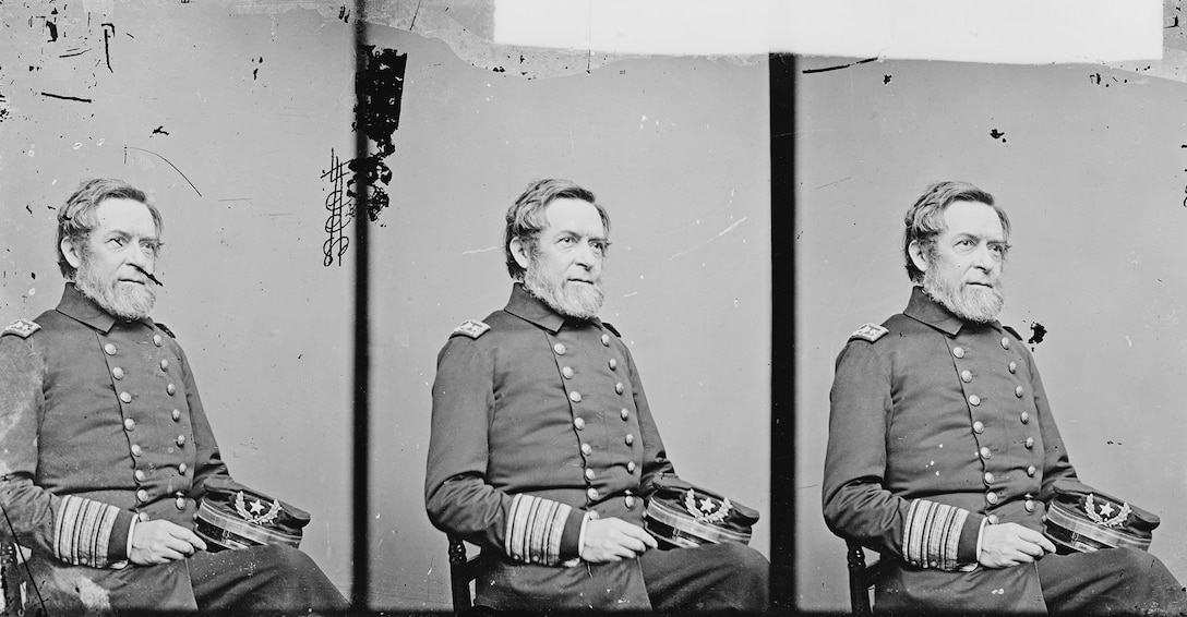 Commodore Andrew H. Foote, ca. 1860–1865 (National Archives and Records Administration/Mathew Brady)
