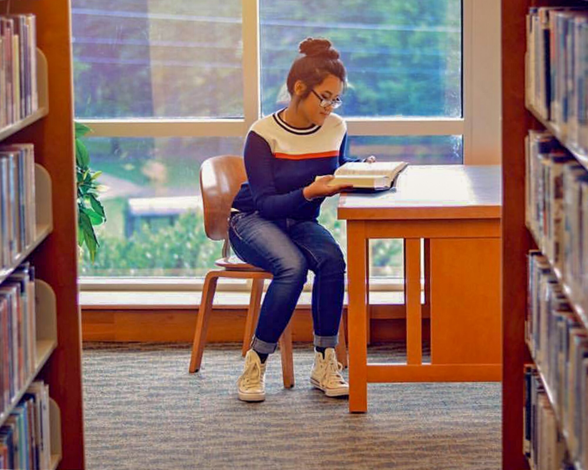 Senior Airman Elizabeth Soisouvanh's is a traditional reservist and a full-time student working on her nursing degree.