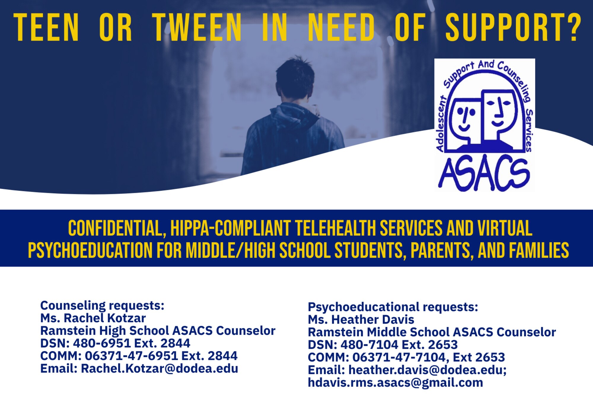 ASACS supports students, parents, families > Ramstein Air Base > Article  Display