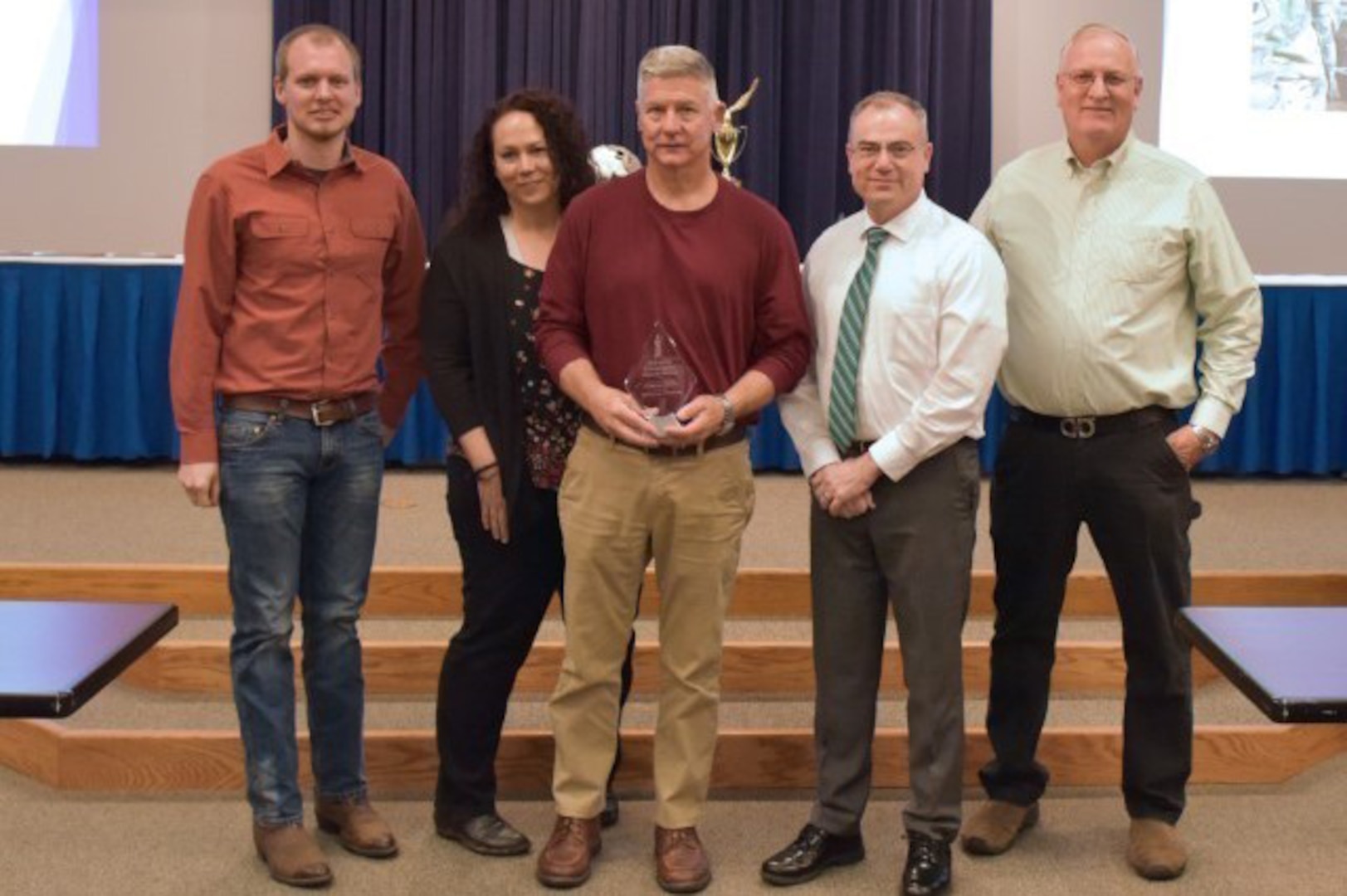 Arkansas Army National Guard Environmental Team receives the Environmental Quality Award for Non-industrial Installations.